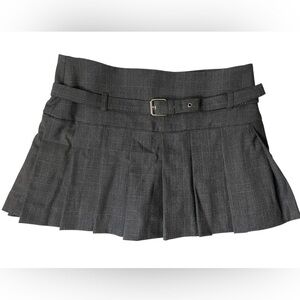 Zara plaid pleated mini skort
